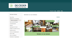 Desktop Screenshot of deceder.be